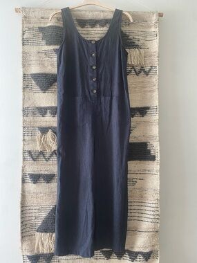 Marine Layer Navy Linen Shell Top